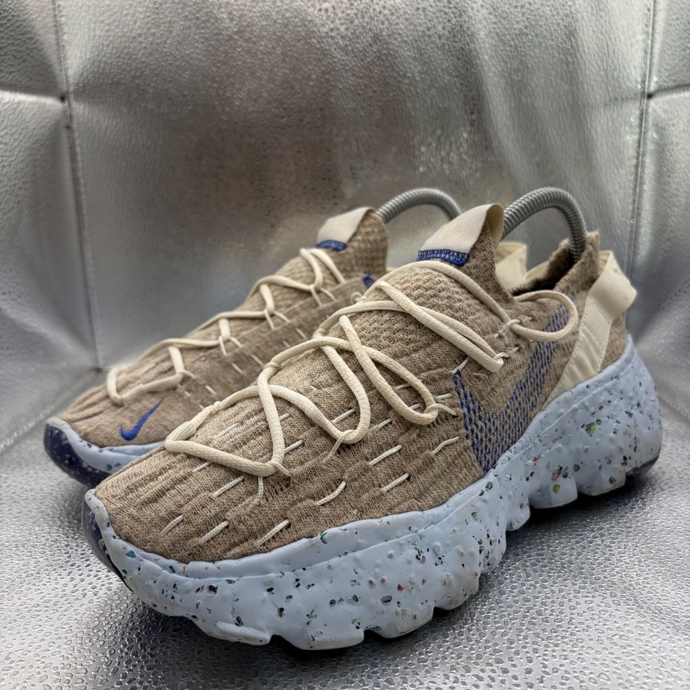 Size 8 Nike Space Hippie 04 Sail Astronomy Blue Womens Athletic Shoes CD3476-101 - Picture 5 of 12